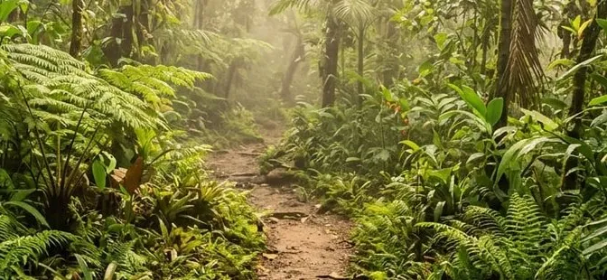 The forest path